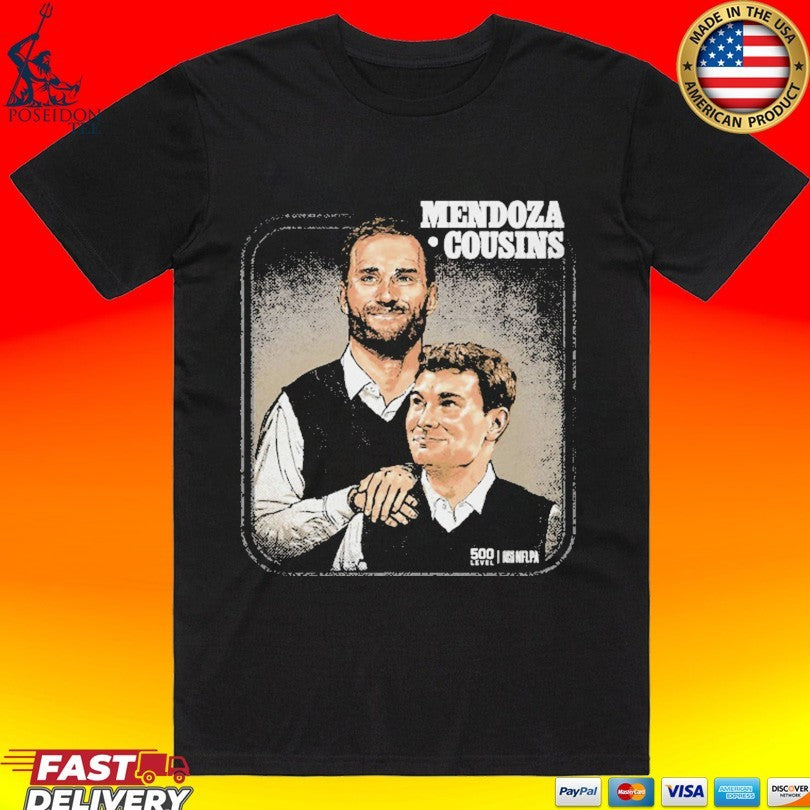 Fernando Mendoza & Kirk Cousins Las Vegas Step Brothers T-shirt