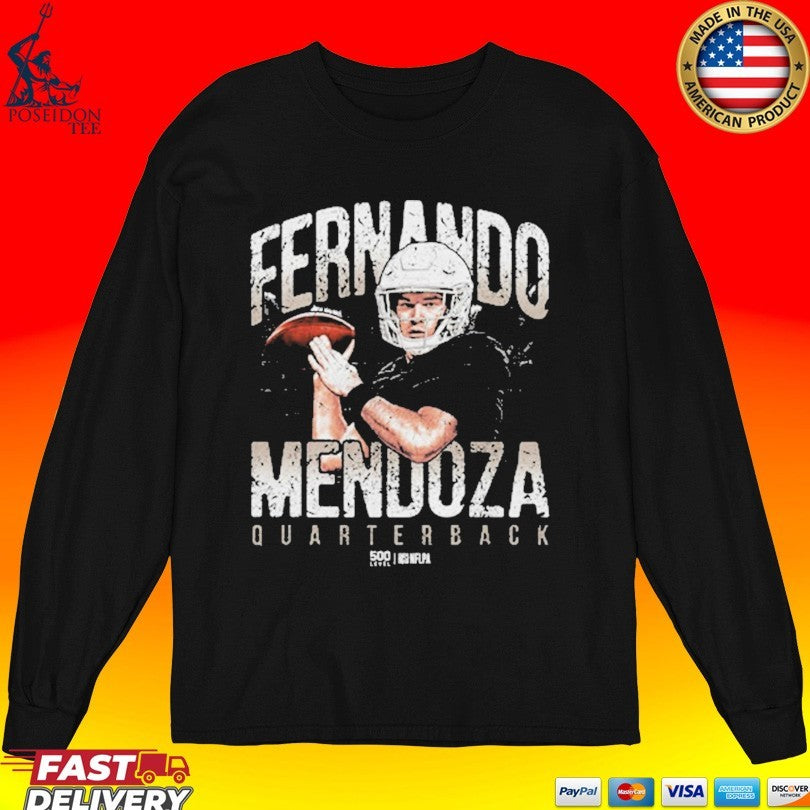 Fernando Mendoza Quarterback Player Name T-shirt