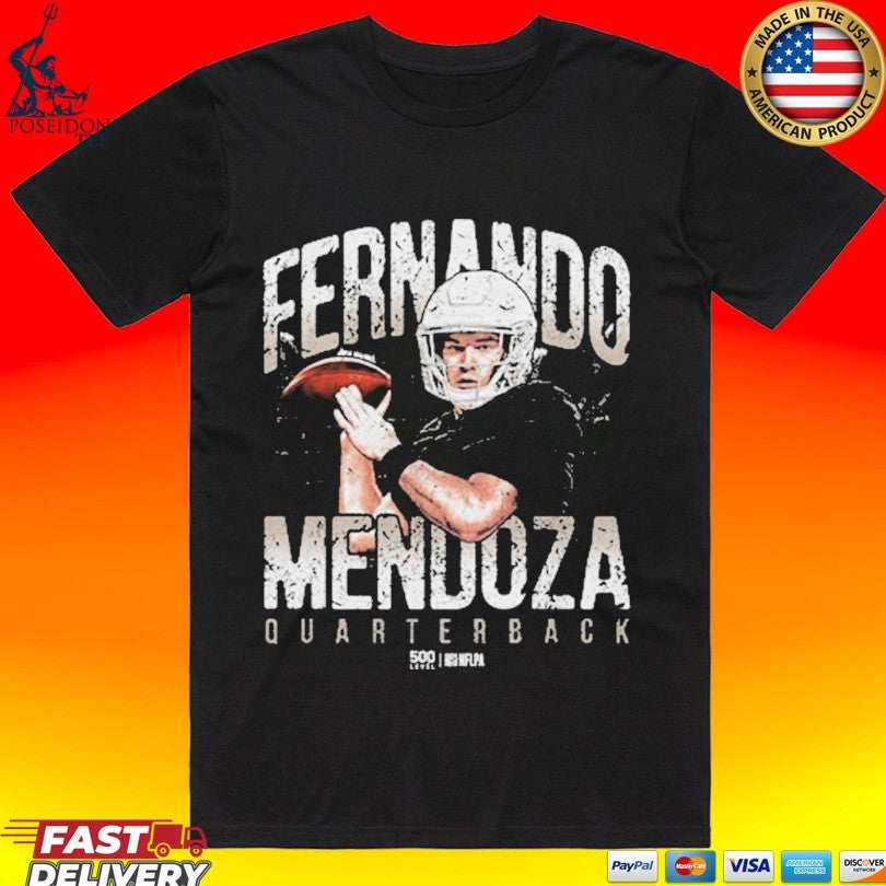 Fernando Mendoza Quarterback Player Name T-shirt