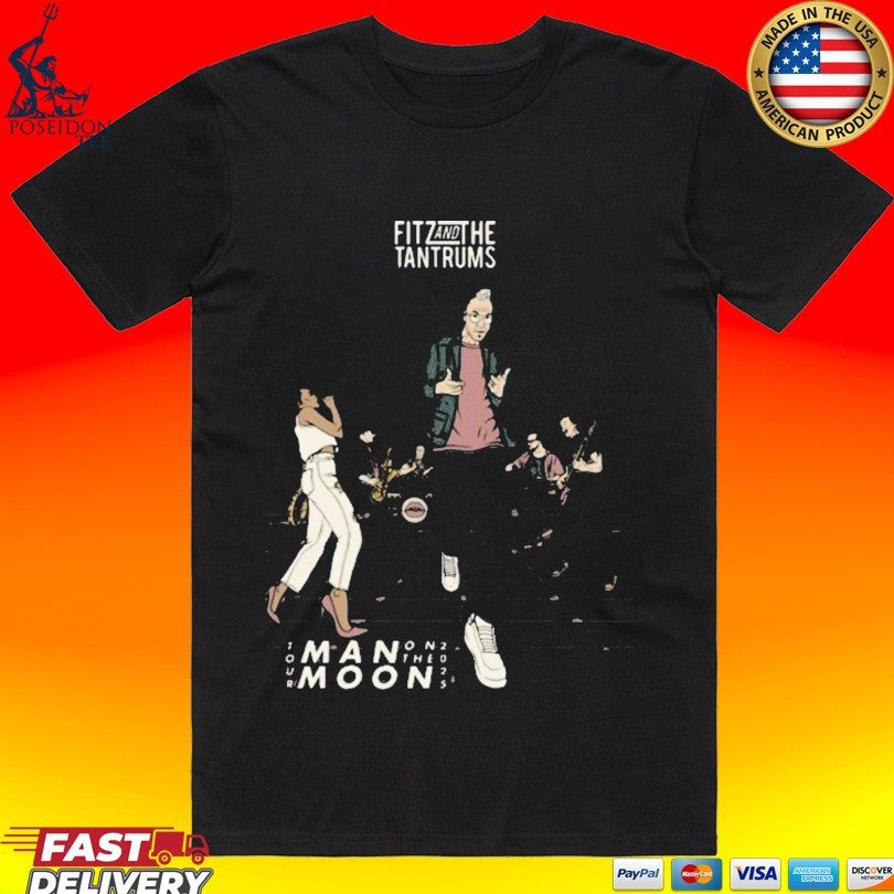 Fitz And The Tantrums Man On The Moon Band T-shirt