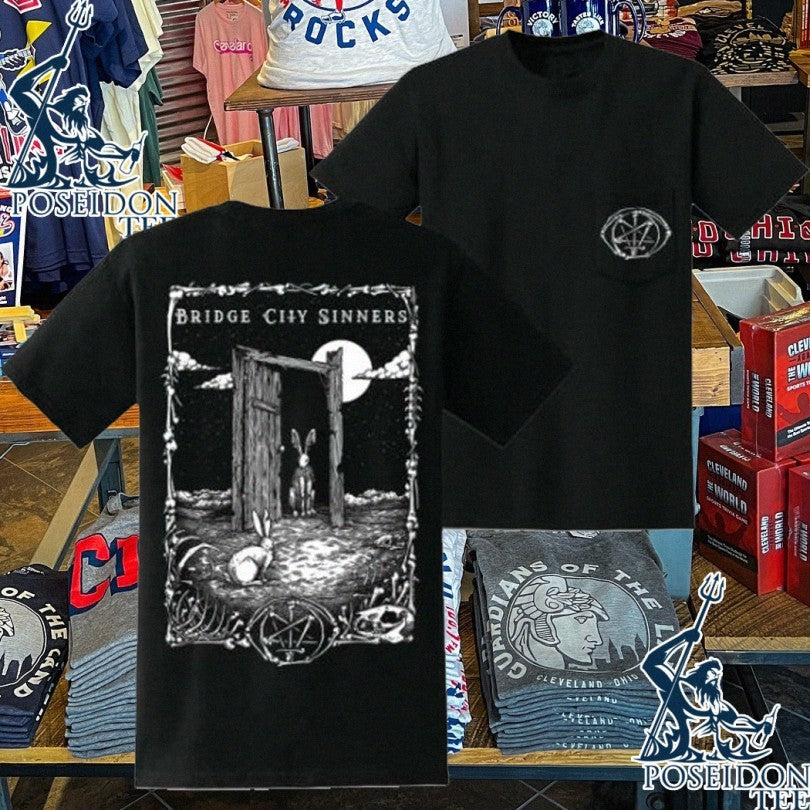 Flail Records The Bridge City Sinners Death’s Door Pocket T-shirt