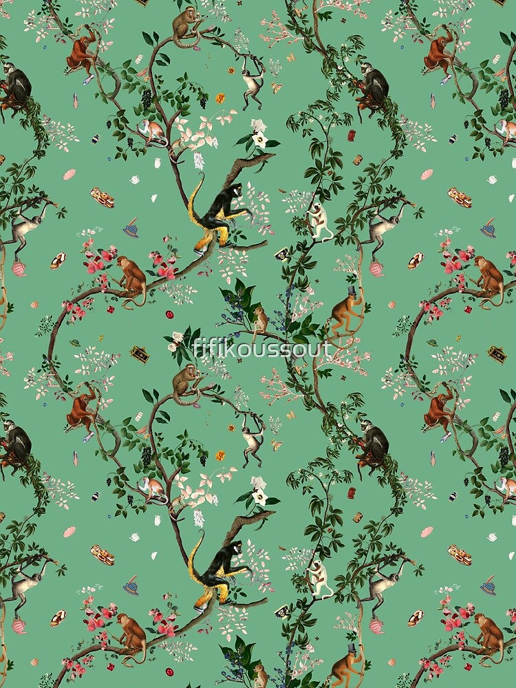 Monkey World Green by Fifikoussout