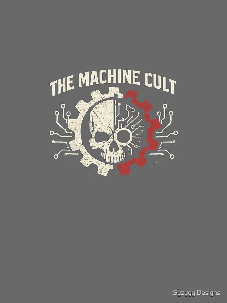 Mechanicus Skull w/ Typography (Style 2) by Syzygy Designs