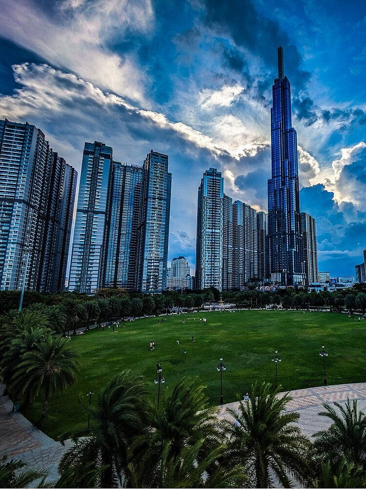 Skyline Serenity: Landmark 81 and Urban Harmony by KMNscapes – Ireland Prints & Beyond