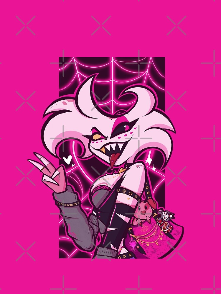 Hazbin Hotel Angel Dust Punk Nana Day by LilithMilks