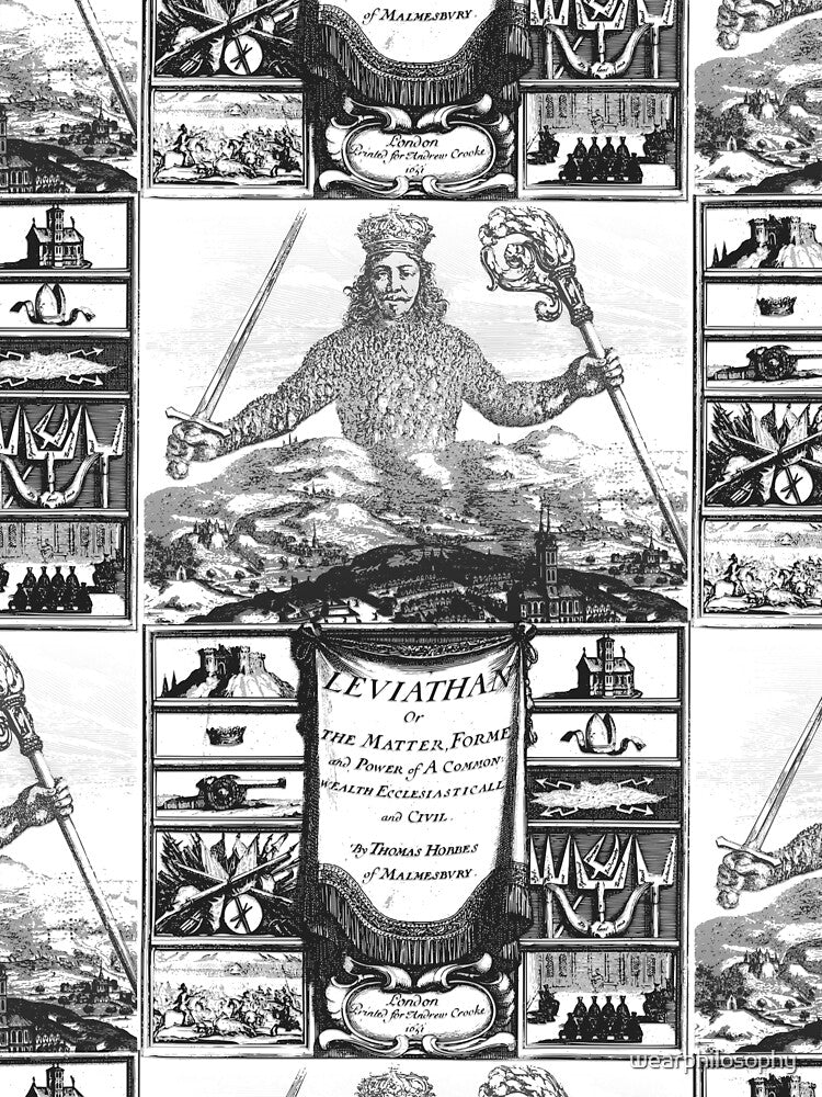 Hobbes' Leviathan Frontispiece by wearphilosophy