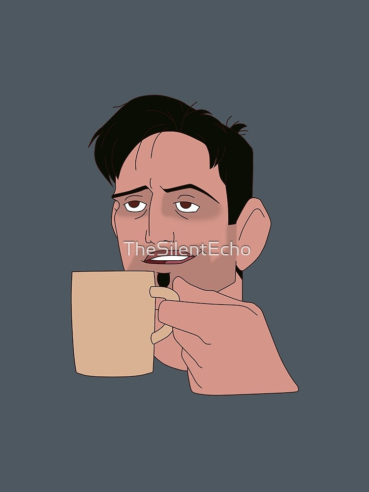 Dean McCoppin Smug Drink Redraw by TheSilentEcho