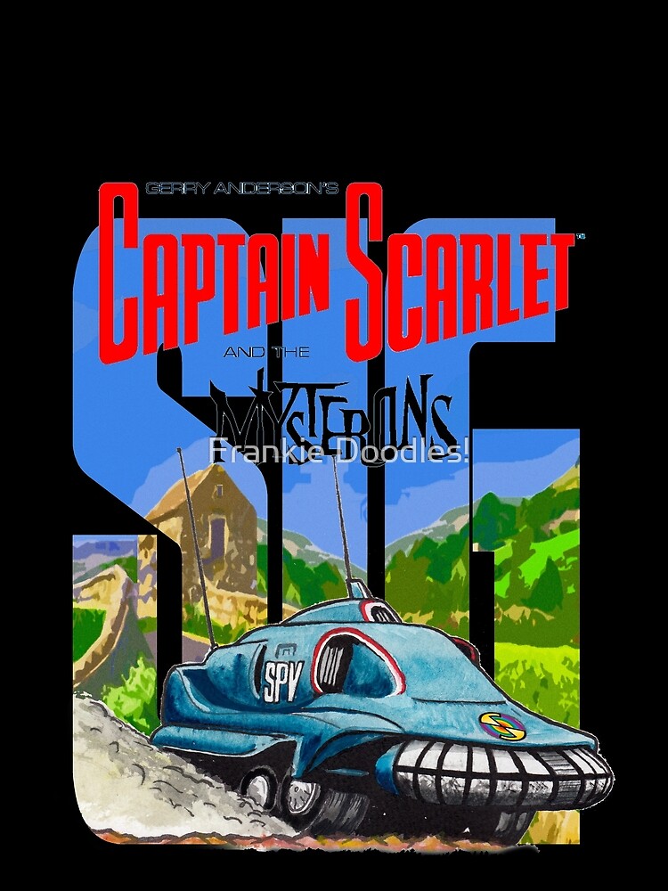 My 9th piece of Captain Scarlet fan art. by Frankie Doodles!