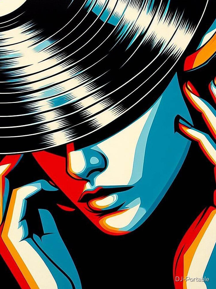 Abstract Embrace of Colorful Mystery by DJ-Portable