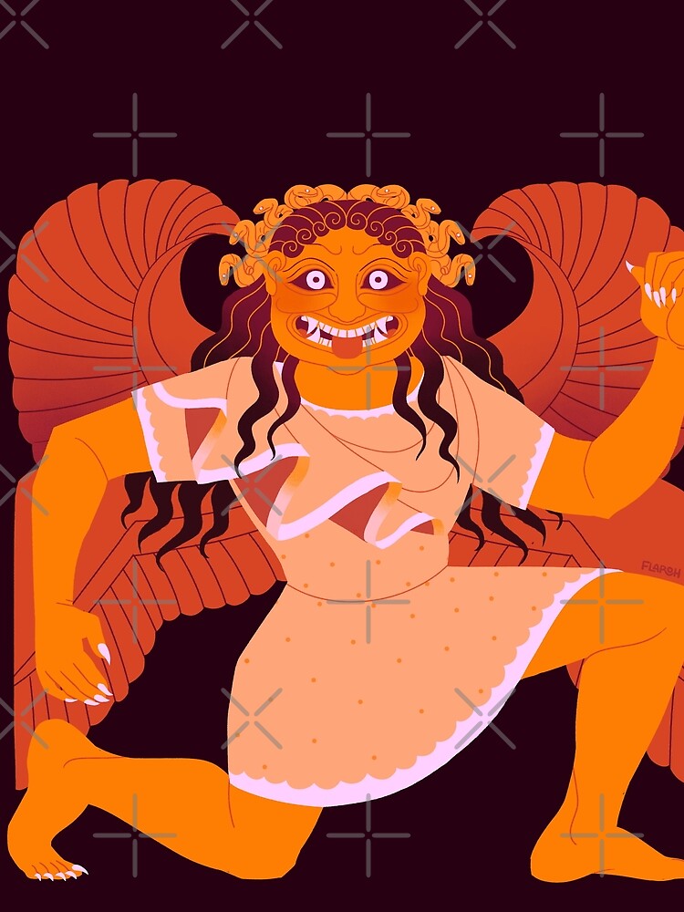 Archaic Gorgon - Orange by flaroh