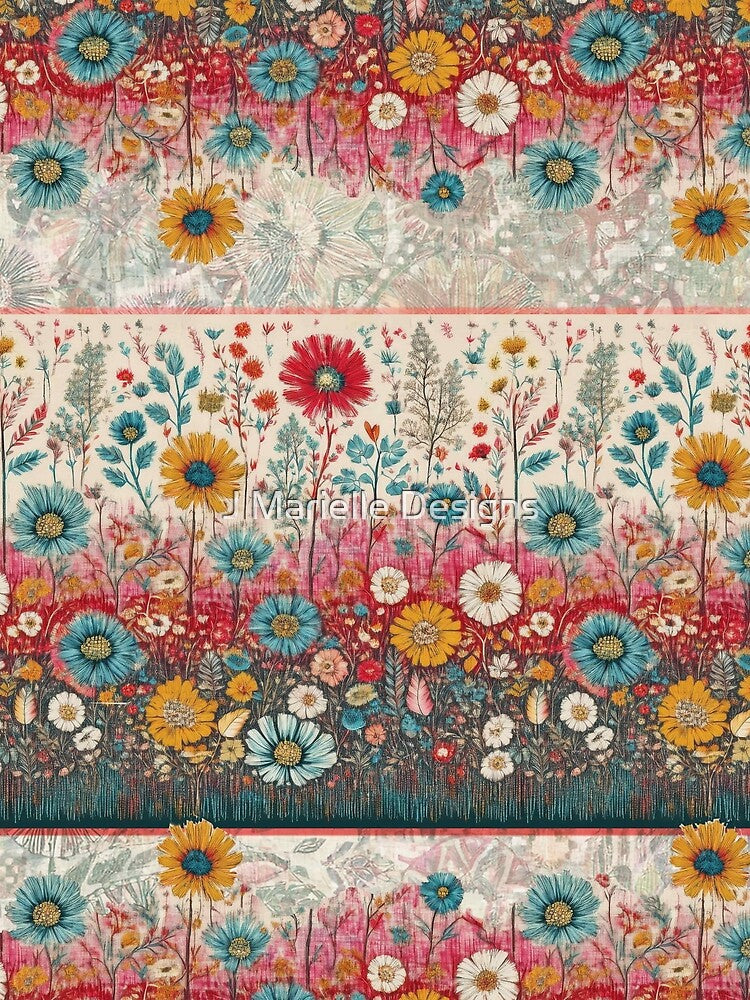 Retro Hippie: Patchwork Garden by J Marielle Designs