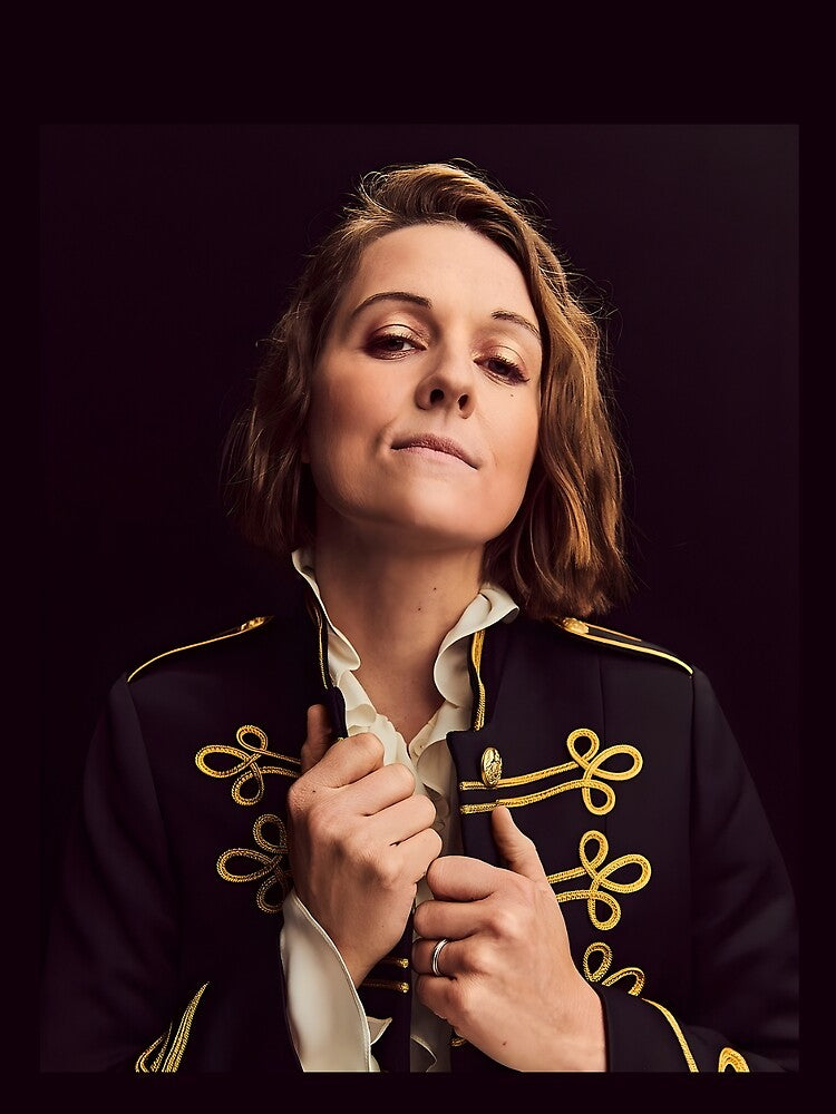 Brandi Carlile Vintage Portrait – Artistic Music Aesthetic Print by zulenekbedf