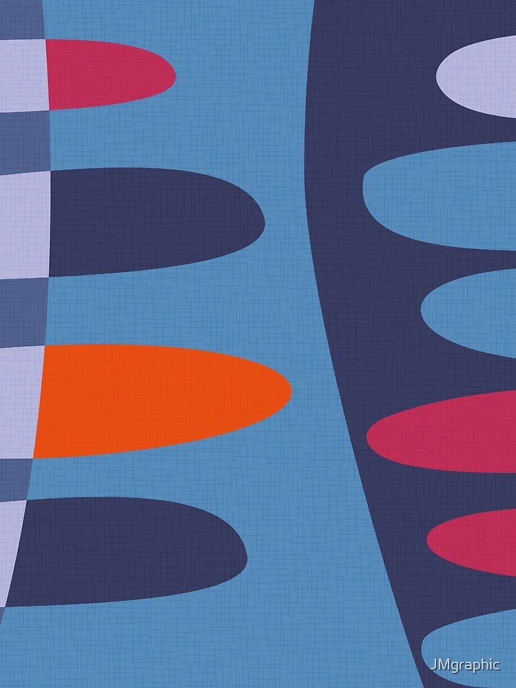 MCM abstract shapes - colorful by JMgraphic