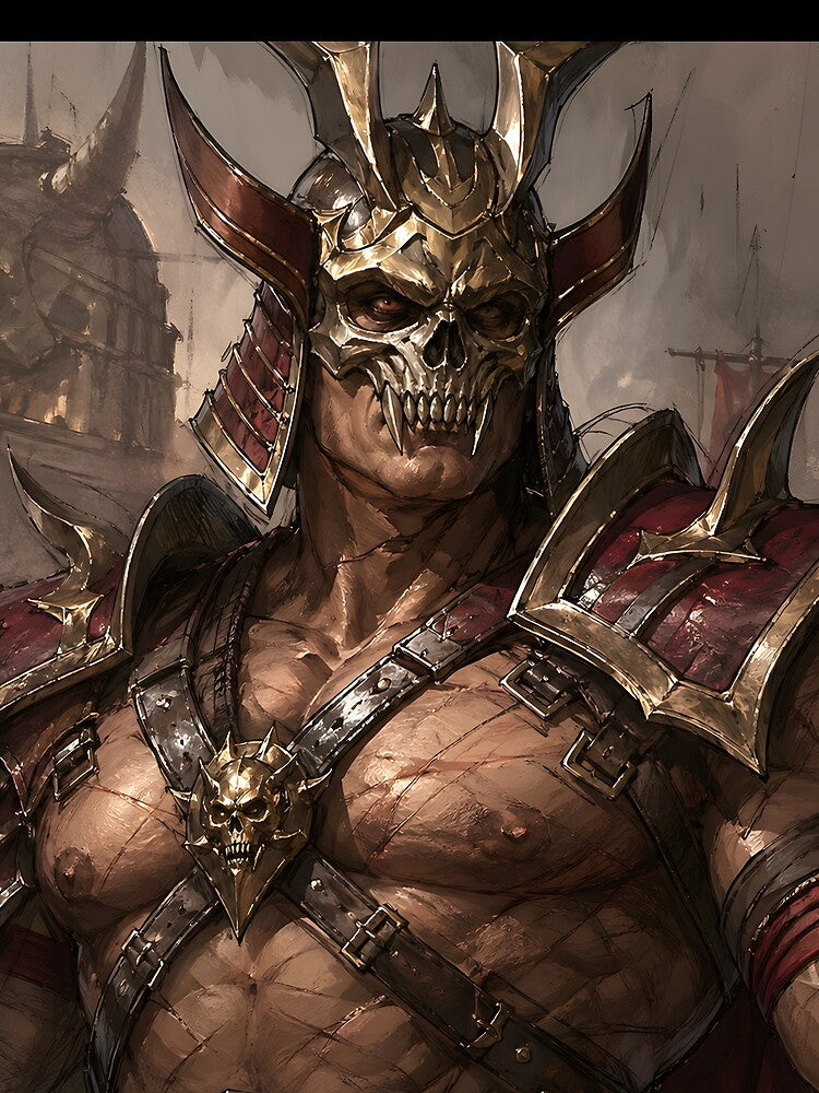 Shao Kahn Mortal Kombat Fanart by bapupa