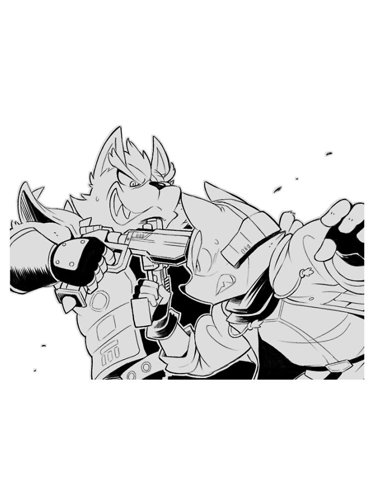 Fox Mccloud VS Wolf O'donnell by Rabusosu