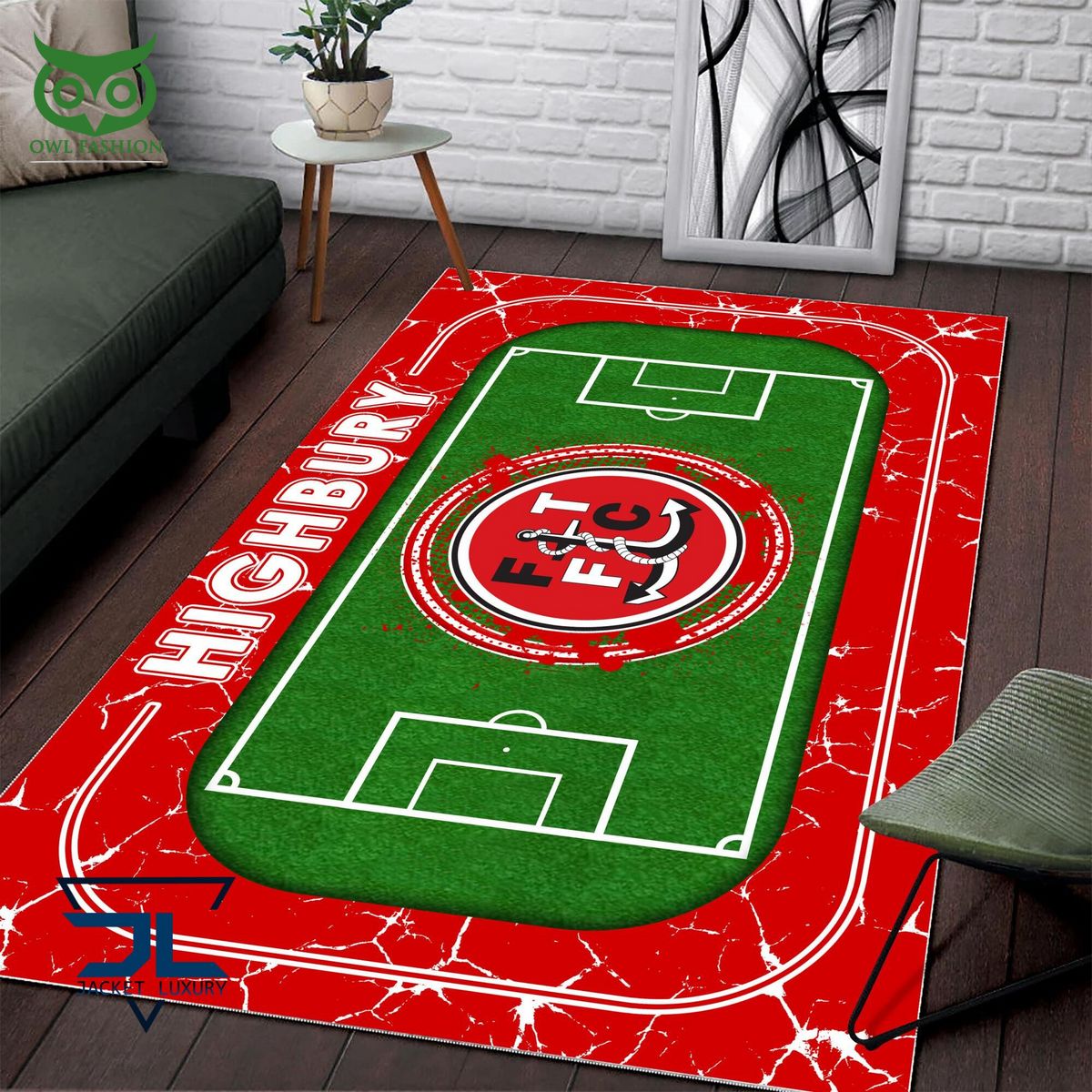 Fleetwood Town FC English Football League EFL Premium Carpet Rug
