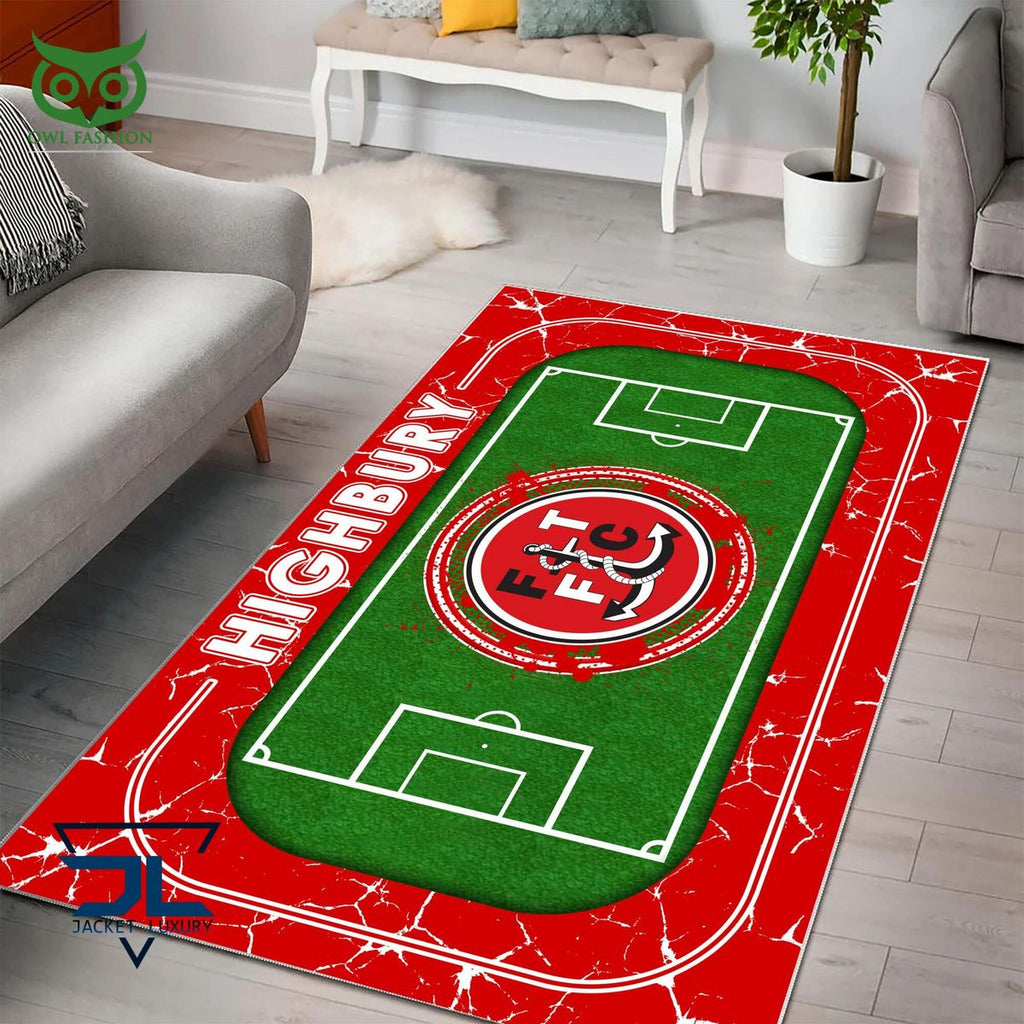 Fleetwood Town FC English Football League EFL Premium Carpet Rug