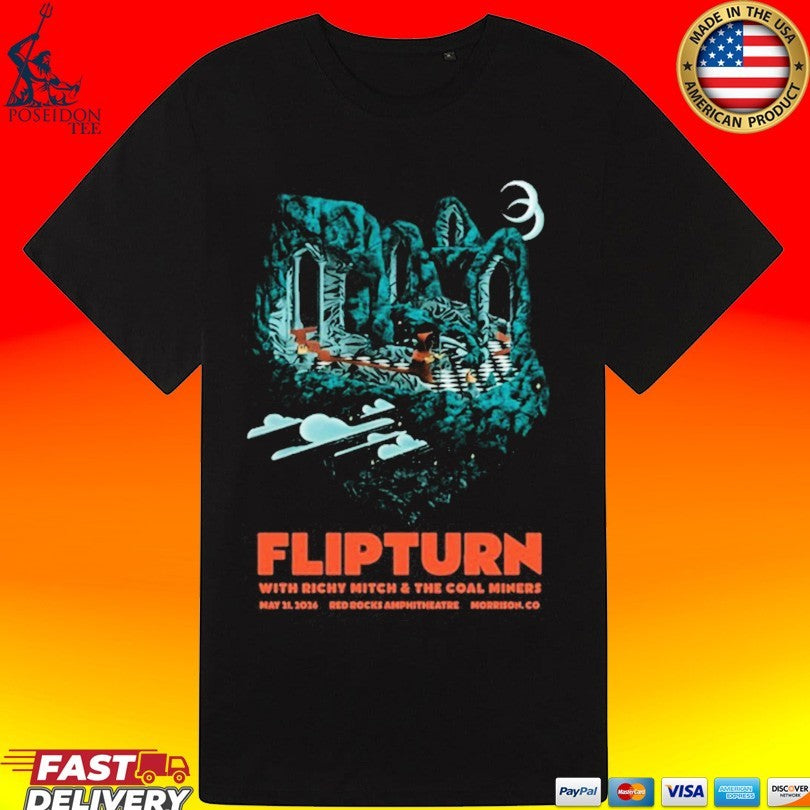 Flipturn Morrison, Co Red Rocks 05.21.2026 Tour T-shirt