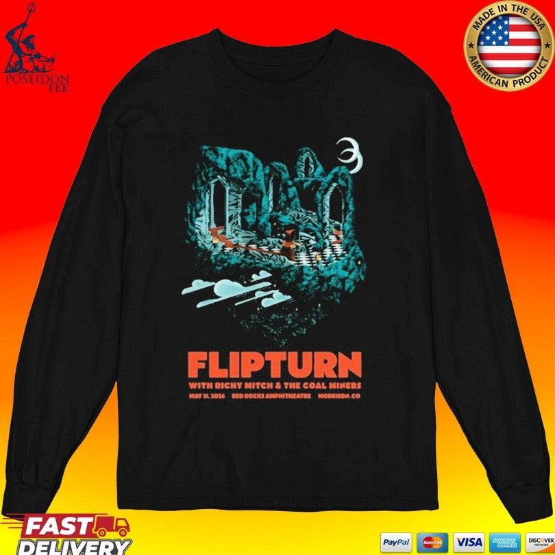 Flipturn Morrison, Co Red Rocks 05.21.2026 Tour T-shirt