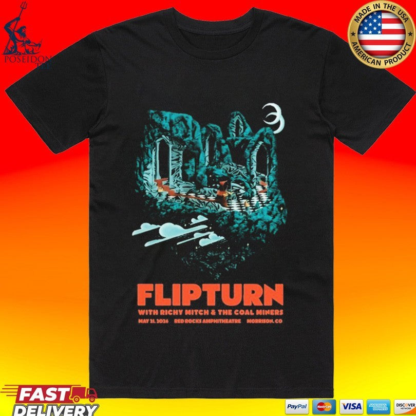 Flipturn Morrison, Co Red Rocks 05.21.2026 Tour T-shirt
