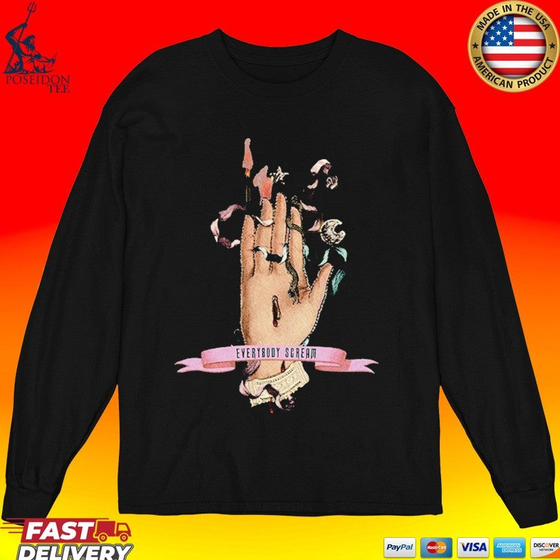 Florence And The Machine Everybody Scream Palm T-shirt