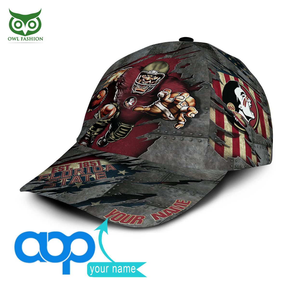 Florida State Seminoles New 2023 Personalized NCAA Printed Cap