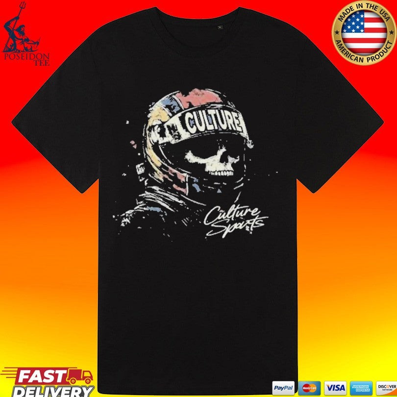 For The Culture Culture Sports Racer Skull T-shirt