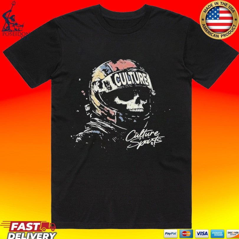 For The Culture Culture Sports Racer Skull T-shirt