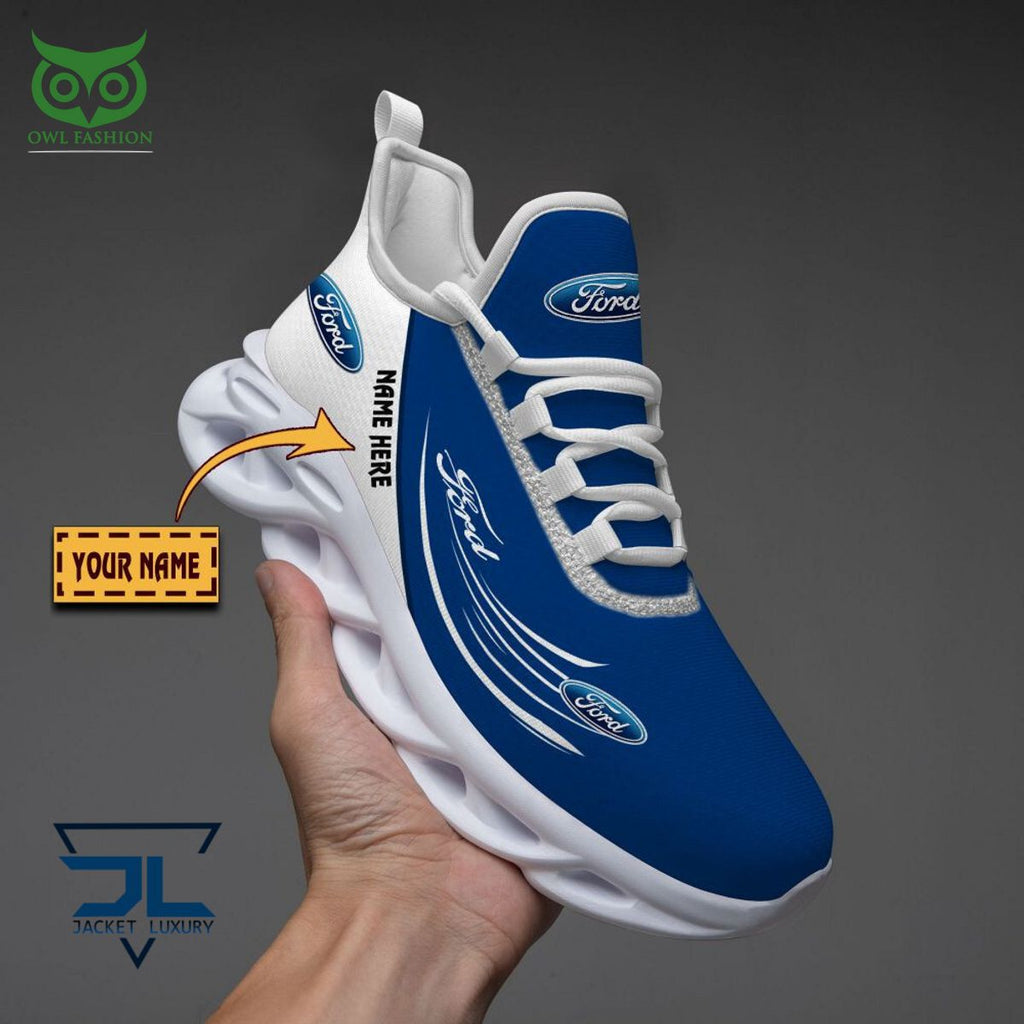 Ford Car Brand Logo Personalized Max Soul Shoes