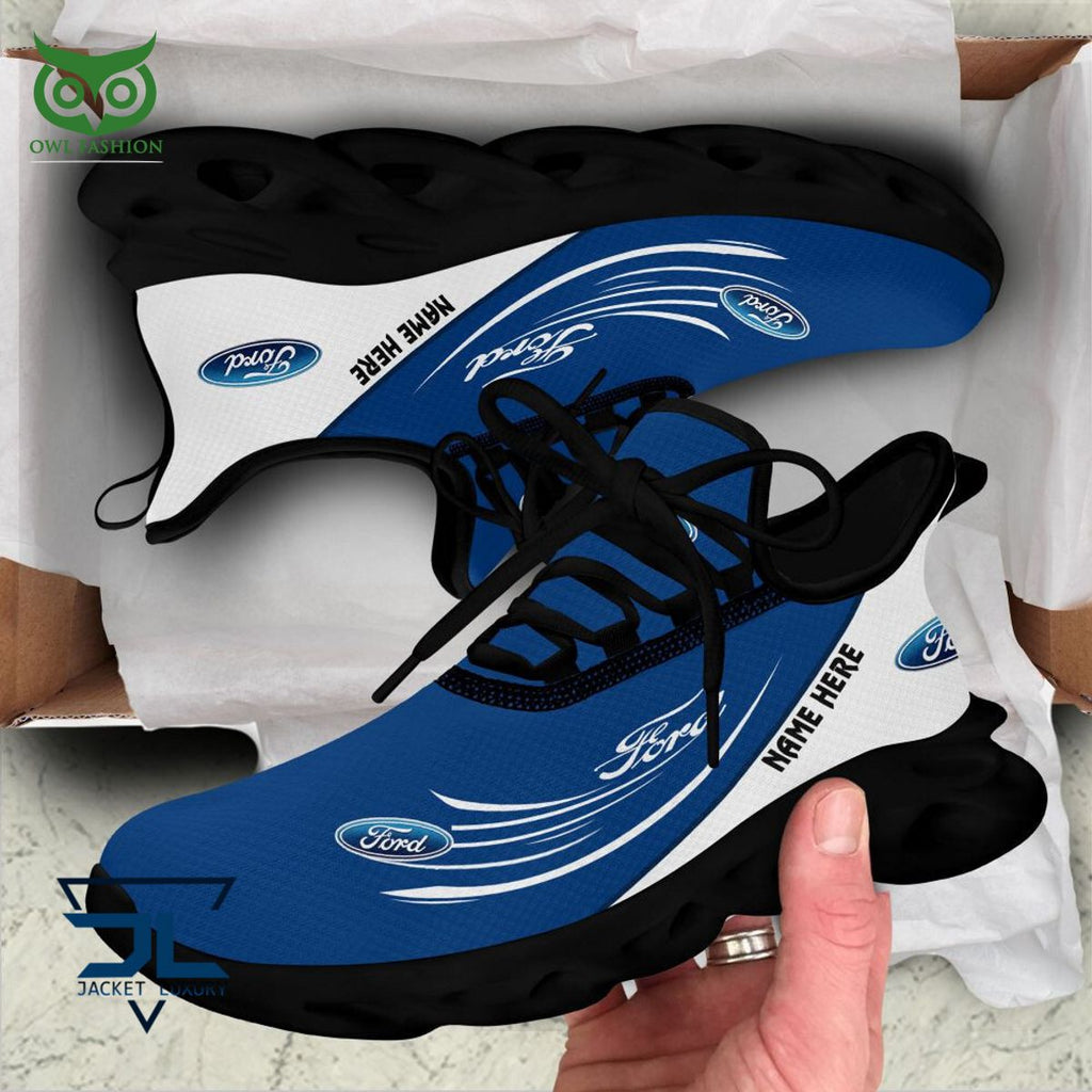 Ford Car Brand Logo Personalized Max Soul Shoes