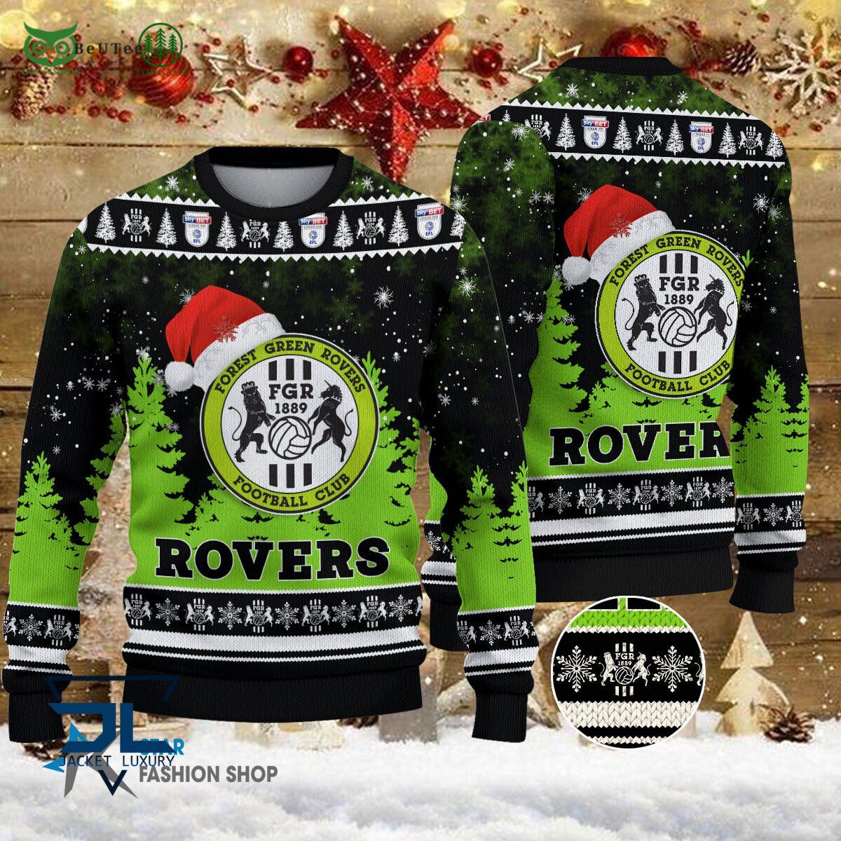 Forest Green Rovers EFL English Football League Premium Ugly Sweater