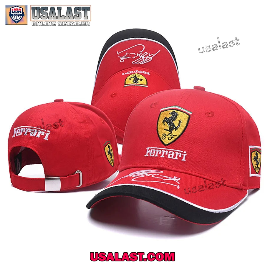Formula 1 Ferrari Racing Team Cap Red Version