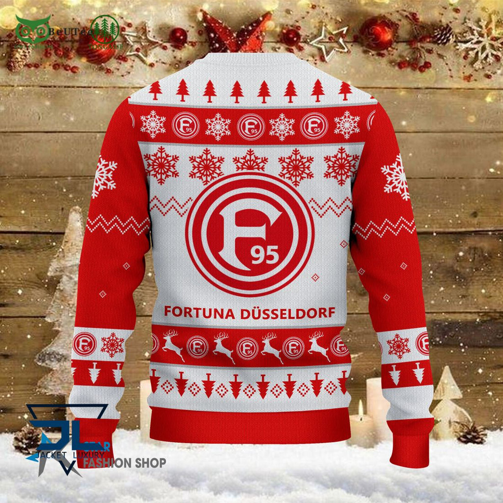 Fortuna Dusseldorf Bundesliga Football 3D Ugly Sweater