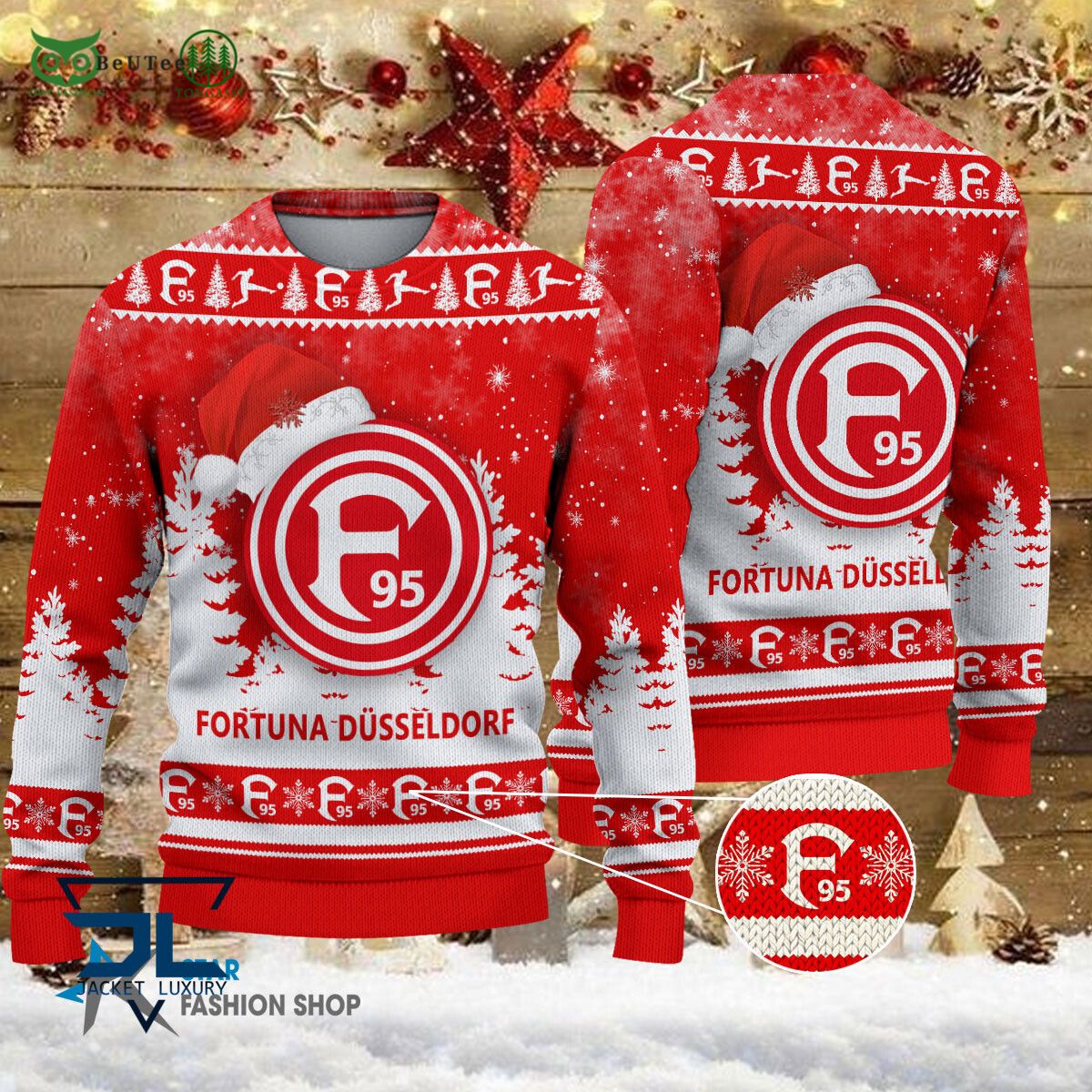 Fortuna Dusseldorf Bundesliga Germany League Ugly Sweater