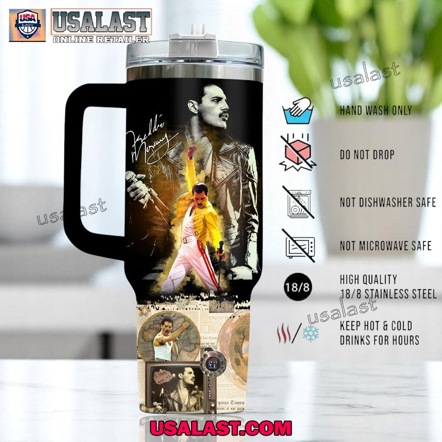 Freddie Mercury Premium 40oz Tumbler