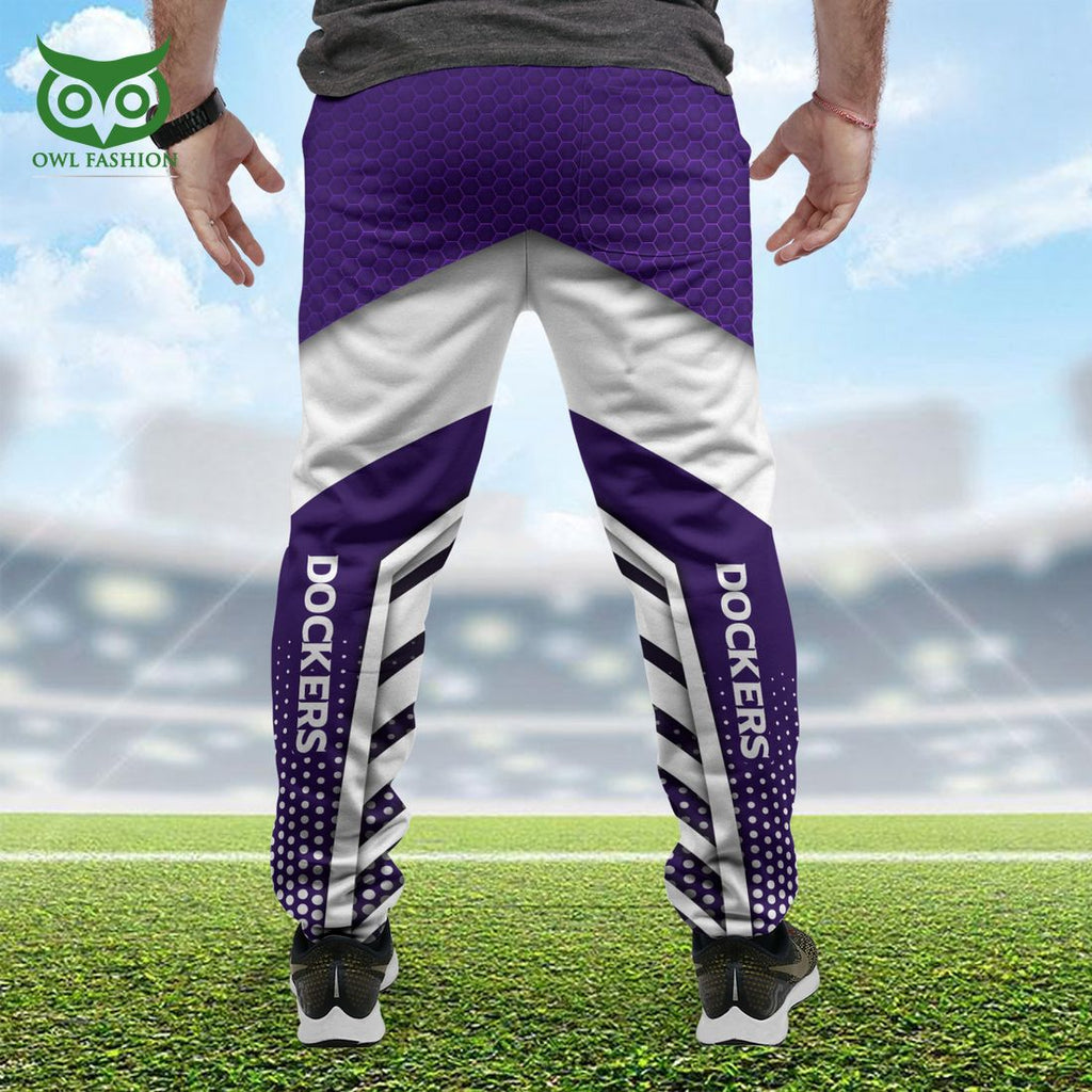 Fremantle Dockers AFL Purple 3D Sweatpants