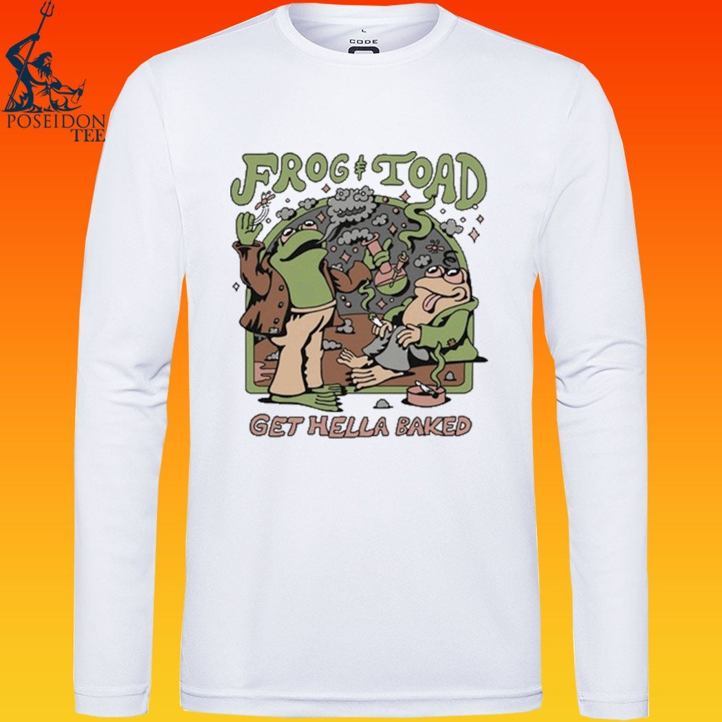 Frog And Toad Get Hella Baked T-shirt