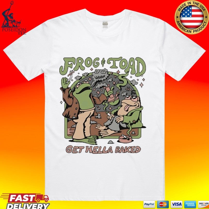 Frog And Toad Get Hella Baked T-shirt