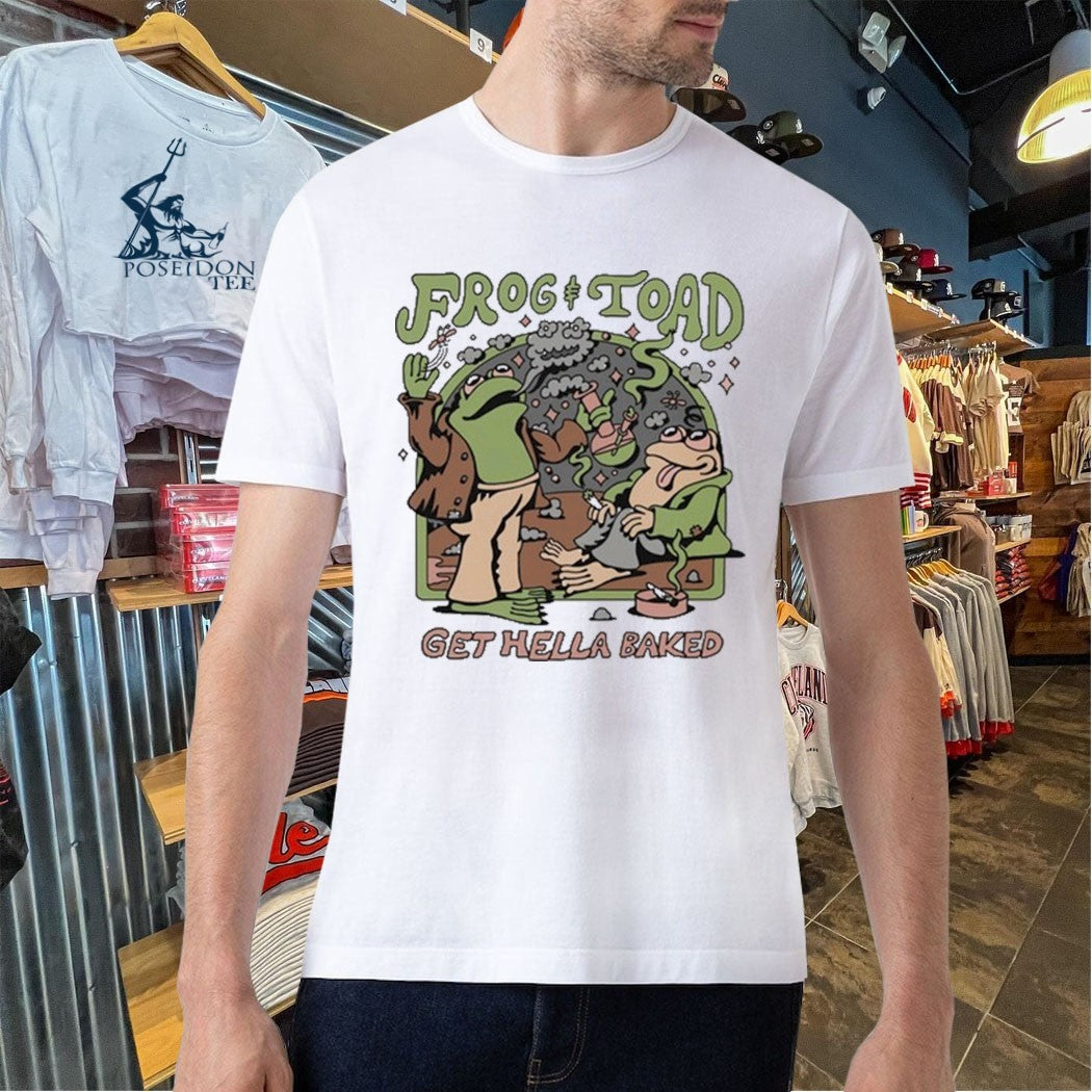 Frog And Toad Get Hella Baked T-shirt
