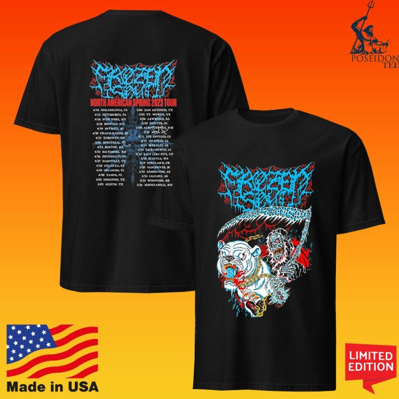 Frozen Soul Ice Reaper North American Spring 2023 Tour T-shirt
