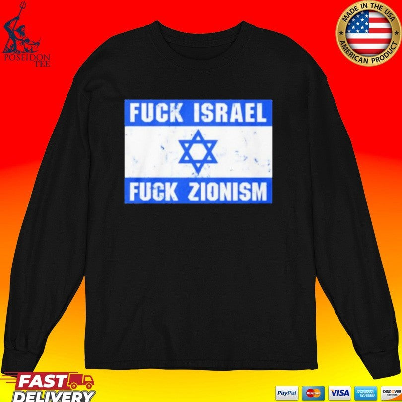 Fuck Israel Fuck Zionism 2024 Vintage T-shirt