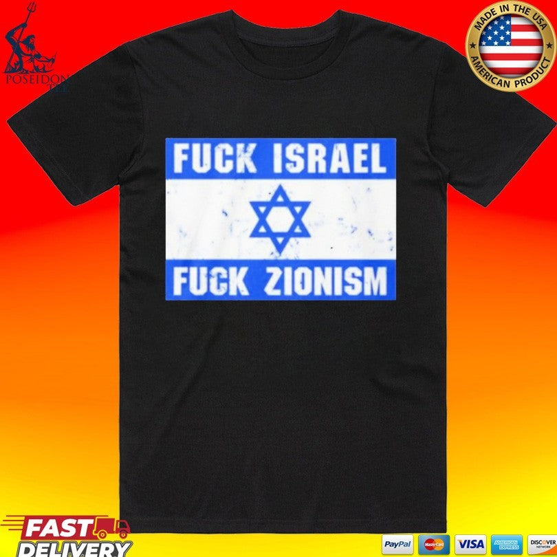 Fuck Israel Fuck Zionism 2024 Vintage T-shirt