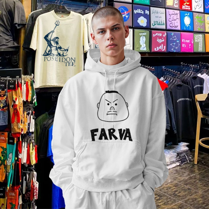 Funny Farva Bachelor Party Drawing Cartoon Big Head T-shirt
