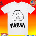Funny Farva Bachelor Party Drawing Cartoon Big Head T-shirt
