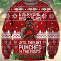 Funny Mike Tyson Ugly Sweater Jumper All Over Print Christmas Gift