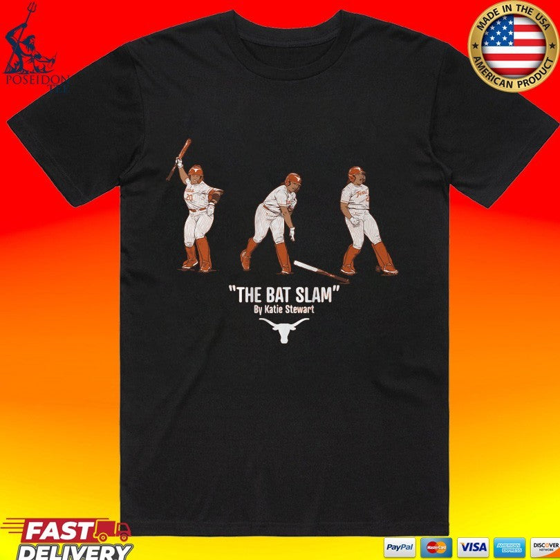 Texas Softball The Katie Stewart Bat Slam T-shirt