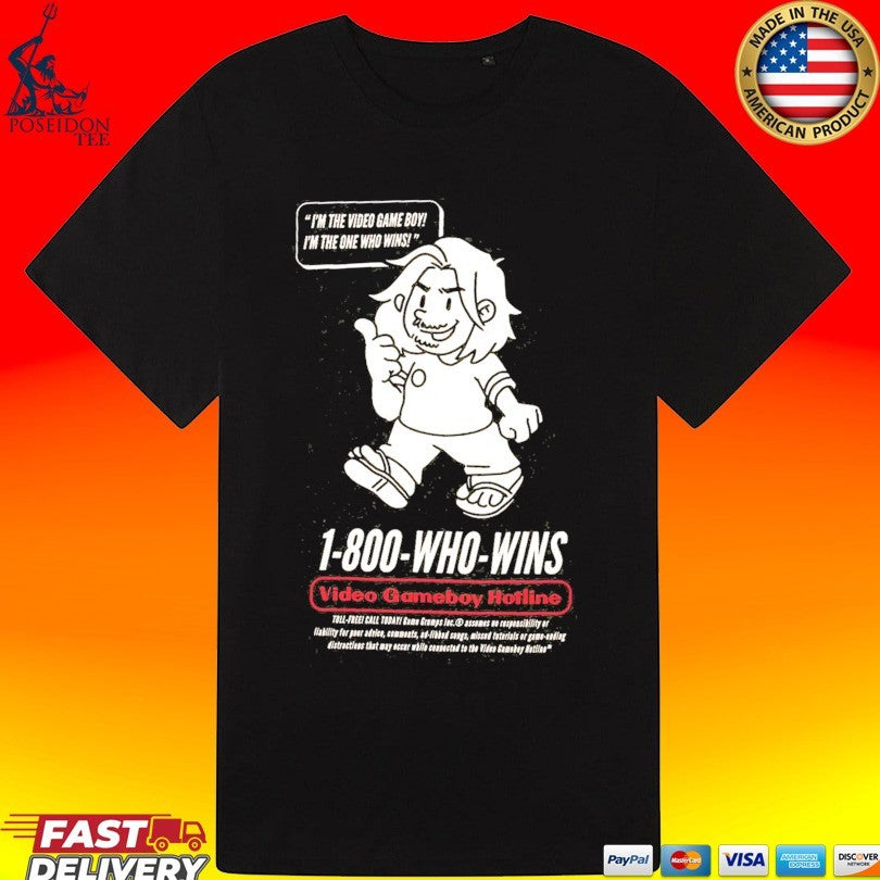 Game Grumps I’m The Video Game Boy I’m The One Who Wins Videogame Boy Hotline T-shirt