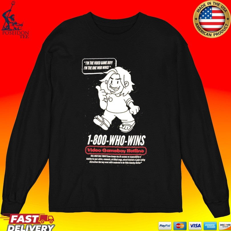 Game Grumps I’m The Video Game Boy I’m The One Who Wins Videogame Boy Hotline T-shirt