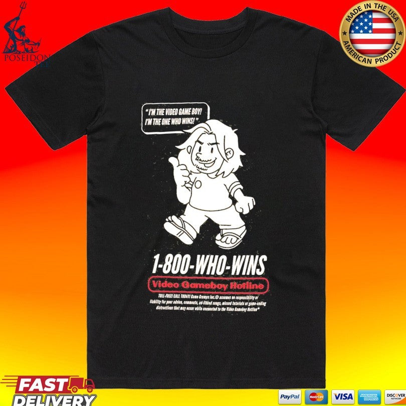 Game Grumps I’m The Video Game Boy I’m The One Who Wins Videogame Boy Hotline T-shirt
