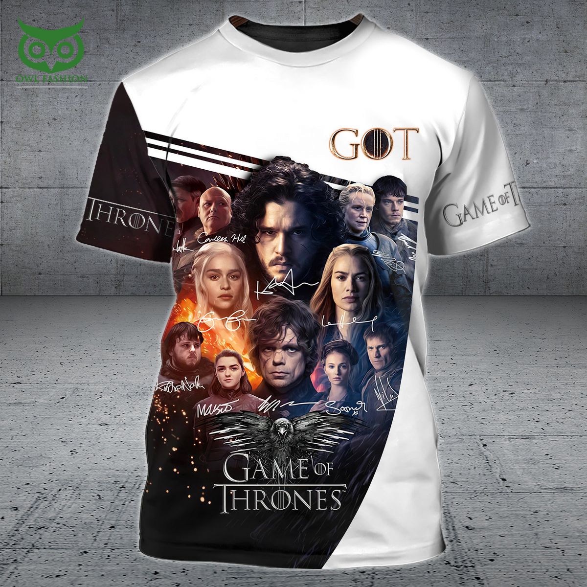 Game of Thrones Poster GOT 3D Tshirt Zipper Hoodie